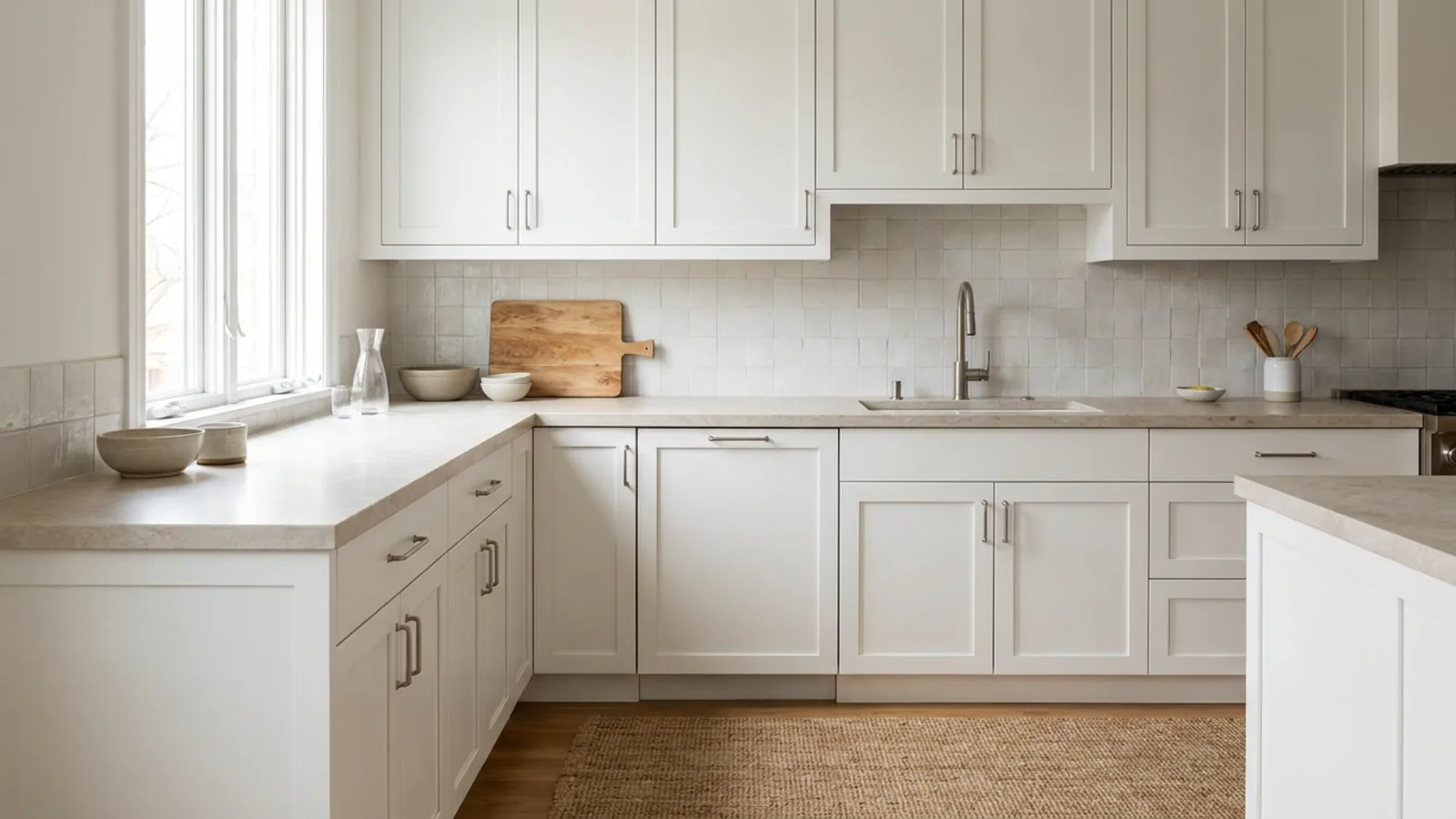 A kitchen before a finish change