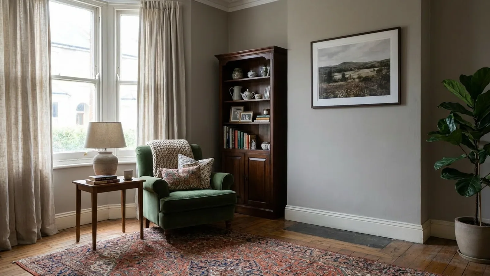 Your room restyled in the look you saved, architecture unchanged