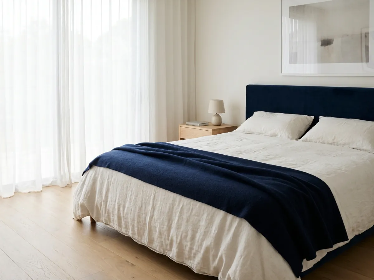 Une chambre illustrant la règle d'équilibre plus simple du 70/30