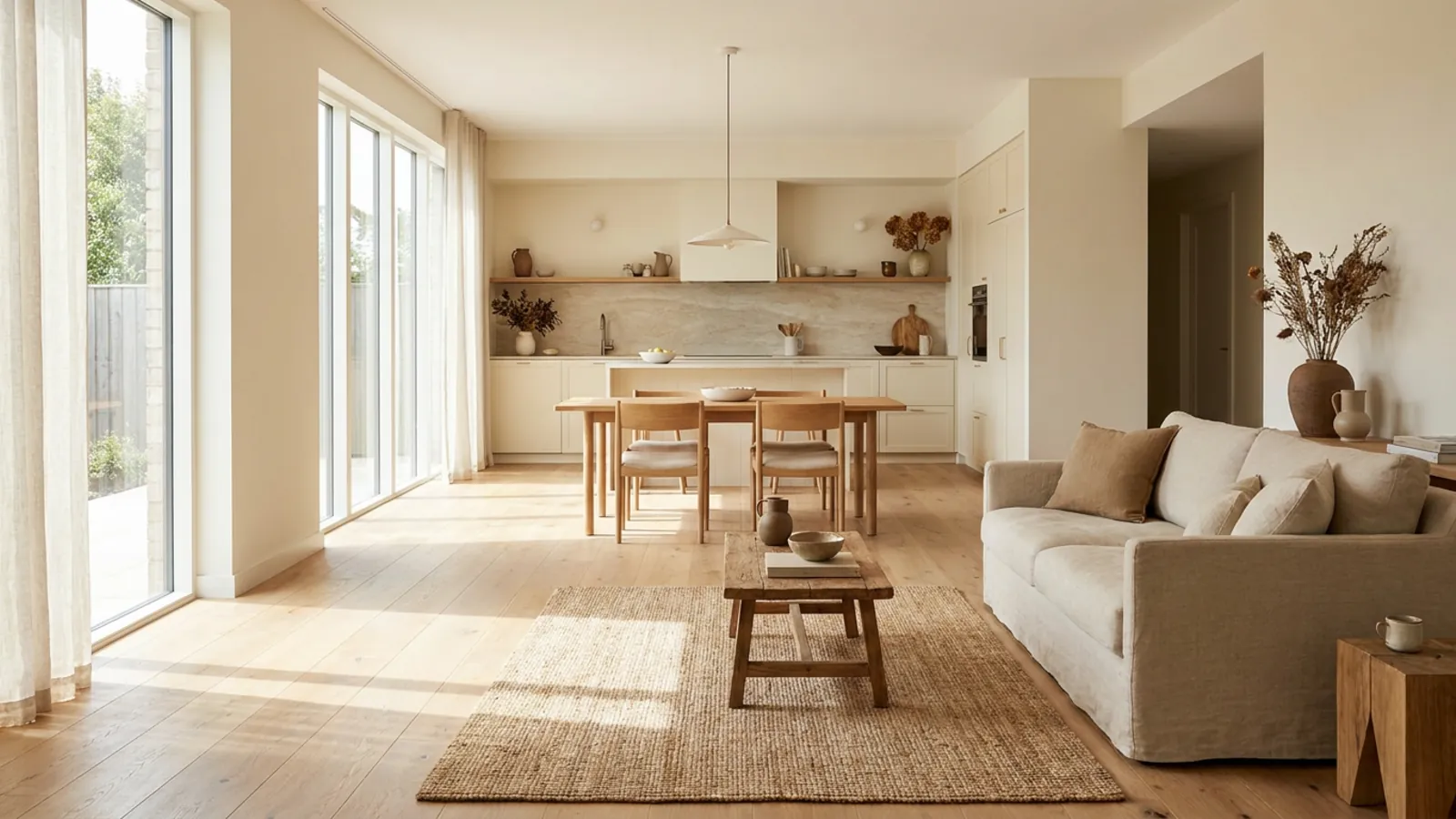 Un bureau de planification avec des budgets et des plans, représentant la budgétisation d'un projet de design d'intérieur