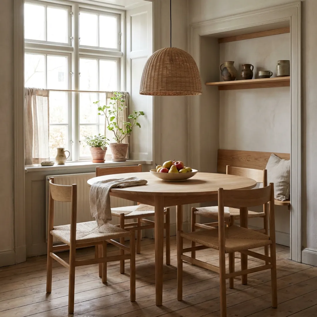 Une salle à manger chaleureuse illustrant la réaction des acheteurs face au home staging virtuel