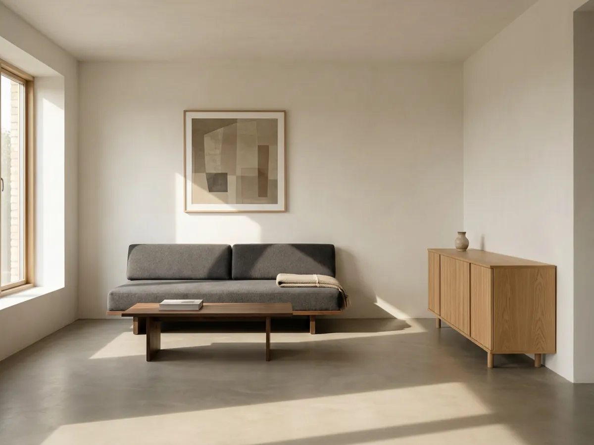 Les éléments clés du design d'intérieur moderne présentés dans une pièce épurée