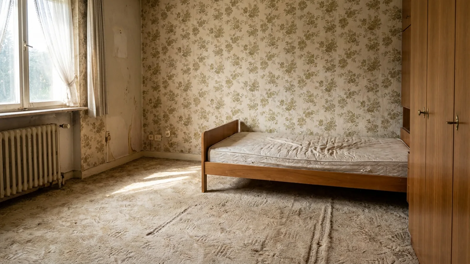 Une chambre avant le réaménagement