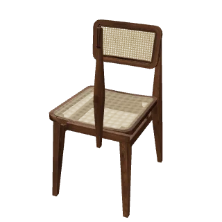 Chaise de salle à manger en bois