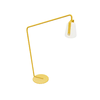 Lampadaire jaune