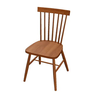 Chaise de salle à manger en bois