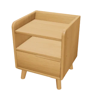 Table de chevet en bois