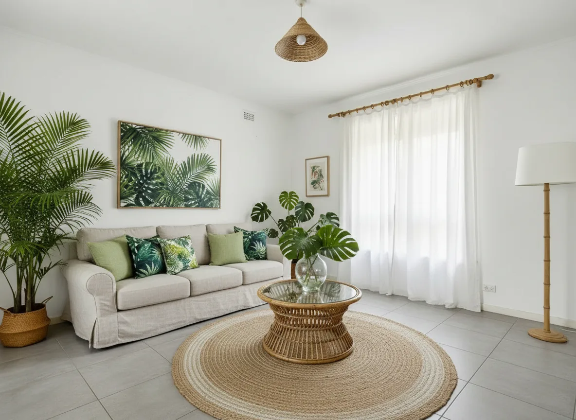 A living room in Tropical